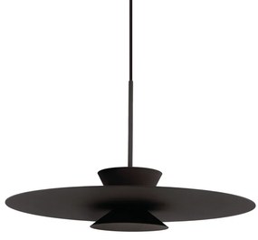 Pendente Tule Ø50X25Cm 1Xmr16 - Usina 25120/50 (BT - Branco Texturizado, TC-F - Terracota Fosco)