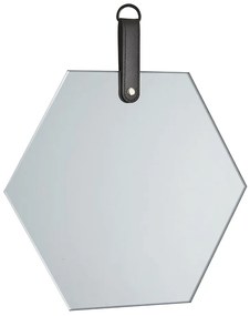 Espelho Hexágono em Vidro Fumê 27x26 cm - D'Rossi