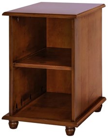 Mesa de Cabeceira 1 Prateleira e Pés Torneados - Wood Prime MY 25866