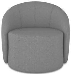 Sofá 2 Lugares 140cm Wendi e Poltrona Steve Linho Grafite I01  - Mpoze