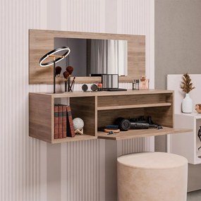 Penteadeira Camarim Potaro com Nicho Decorativo Freijó G96 - Gran Belo