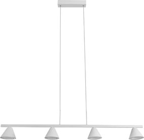 Pendente Led Metal Alumínio 38w 3000k Flora - BRANCO