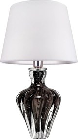 Abajur Murano Chatelet - Cinza Ônix Ônix