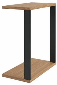 Mesa Holambra para Notebook cor Freijo com Preto Fosco 60cm - 64288 Sun House