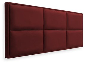 Cabeceira Painel Cama Box Solteiro 100cm Nina Suede Bordô - Sheep Estofados - Vermelho escuro