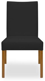 Cadeira de Jantar Milan Linho Preto