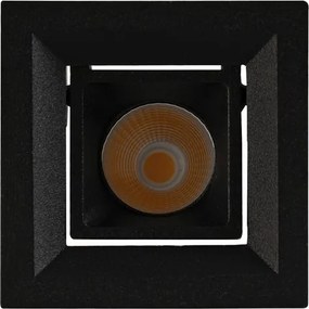 Plafon Led De Embutir 4W 15 2700K New Pixel - PRETO