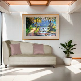 Divã Recamier Heitor 185cm Lado Direito Linho - ADJ Decor