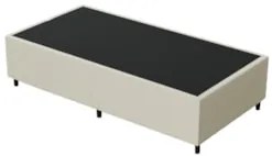 Base para Cama Box Solteiro 88x188cm Hit Z04 Sintético Bege- Mpozenato