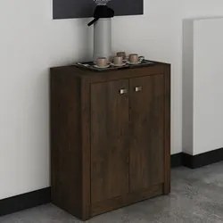 Balcão Para Escritório 2 Portas ME4103 Rústico - Tecno Mobili