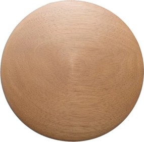 Arandela Led Metal E Madeira Castanha 18w 180° 2700k