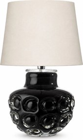 Kit Abajur de Murano Novara + Cúpula - Preto Ágata  Preto Ágata