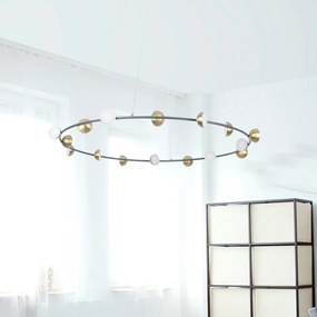 Pendente Graviola Ø60X5,7Cm Led 48W 3000K Bivolt | Bella Iluminação Ds...