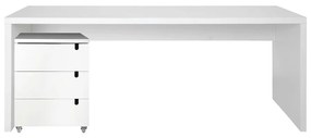 Conjunto Bancada 1,36m + Módulo Branco