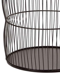 Lanterna Decorativa em Metal Preto 23x22 cm -  D'Rossi