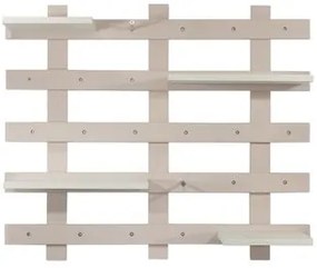 Estante Aérea Painel Organizador Ripado Premier Rosa Woodyou