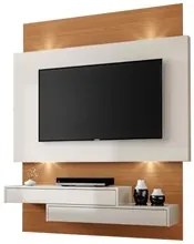 Painel Home Suspenso para TV com LED TB120L Off White/Freijó - Dalla C