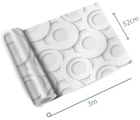 Papel de parede adesivo 3D