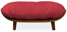 Cama Pet Costela para Cães e Gatos Almofadada Suede Vermelho