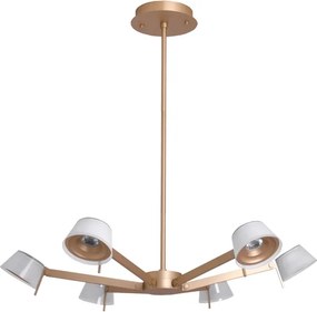 Pendente Led Metal Aluminio 28W 3000K Copo - CHAMPAGNE