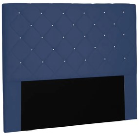 Cabeceira Cama Box Solteiro 90cm Tânia Suede Azul Marinho - Sheep Estofados - Azul