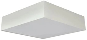 Plafon Quadrado Md-3052 Cúpula em Tecido 60x60x15cm Branco - Bivolt
