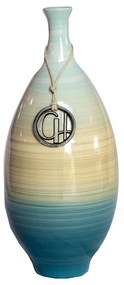 Vaso Decorativo em Cerâmica Carolina Haveroth - Borboleta Alto Brilho