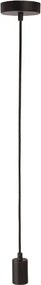 Pendente Metal 4Cm Factory - PRETO