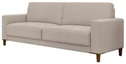 Sofá 3 Lugares Sala Estar Living 214cm Zaire Z32 Linho Areia - Mpoze