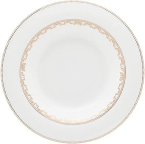 Jogo C/ 6 Pratos Fundos Lumière 24,5cm - Porcelana  Porcelana