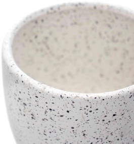 Cachepot Decorativo em Cerâmica Branco 14x11 cm - D'Rossi