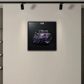 Quadro 3D Decorativo Helmet Capacete F1 50X50 LH 2019 G53 - Gran Belo