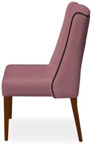Kit 8 Cadeiras de Jantar Lecce Veludo Rose