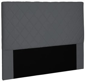 Cabeceira Cama Box Solteiro 90cm Esmeralda Suede Cinza - Sheep Estofados - Cinza