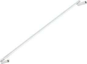 Plafon Led Sobrepor Retangular 27,6W Luz Amarela Fit - BRANCO