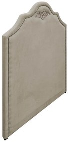 Cabeceira Casal Orlando P02 140 cm para cama Box Suede - ADJ Decor