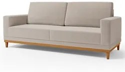 Sofá Living 145cm 2 Lugares Kayrós D05 Boucle Bege - Mpozenato