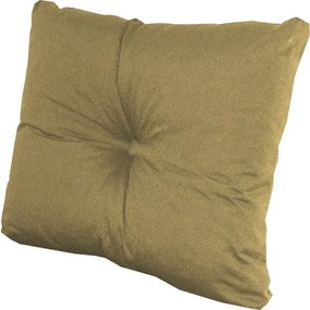 Almofada Travesseiro Com Botão Futon Capiton Tecido Suede (Palha, Roxo, Liso)