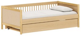 Bicama Sofá Paglia com Rodinhas - Carvalho Malva