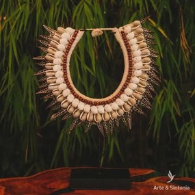Colar de Conchas Papua 40cm | Bali