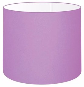 Cúpula Abajur Cilíndrica Cp-8015 Ø35x25cm Lilás