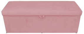 Kit Calçadeira e Painel Clean 140 cm Suede D'Rossi - Rose