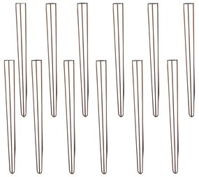 Kit 12 Pés de Metal 90 CM Hairpin Legs Aparador e Mesa de Canto Bronze G41
