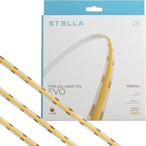Fita De Led 10W Por Metro 12V 5M Irc90 All Light Evo - LED BRANCO NEUTRO (4000K)