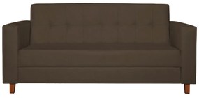 Sofá 2 Lugares Denver Suede Marrom - ADJ Decor