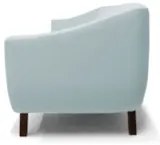 Sofá 3 Lugares 230cm Atenas Sala de Estar C12 Branco  - Domi