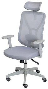 Cadeira Office Medina Sistema Relax Tela Cinza - 79363 Sun House