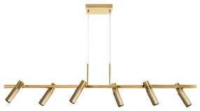 Pendente Hooder 120X12X28Cm Com Tubos Articulados Metal Aluminio 06Xmr... (PRETO)