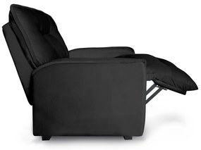 Poltrona do Papai Reclinável Orion Suede Preto - Sheep Estofados - Preto