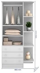 Quarto de Bebê Completo Certificado pelo Inmetro Doce Sonho 2 Portas e